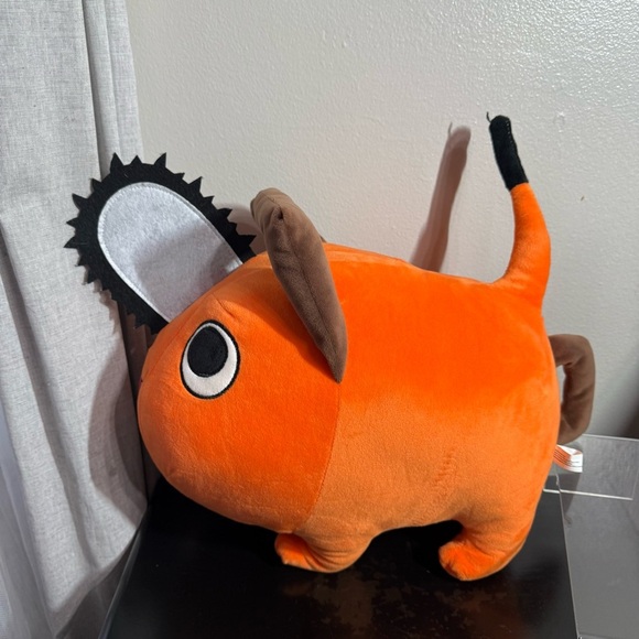 Chainsaw Man Pochita Plush Toy Kids Orange - Picture 5 of 11